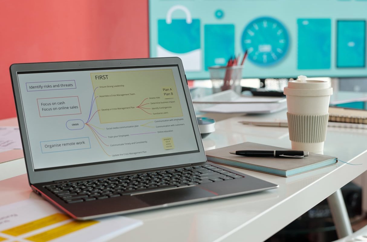 content calendar planning desk